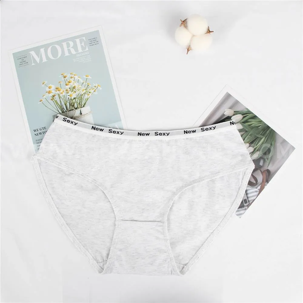 New Comfort Ultra-Soft Lace Edge Ladies Cotton Underwear