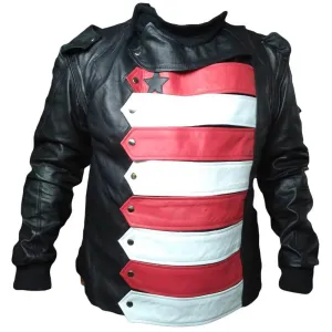 New Winter American Style Leather Jacket Mens | Lustigear