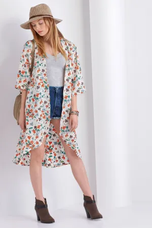 NL6378 Misses' Easy Kimonos with Length Variations