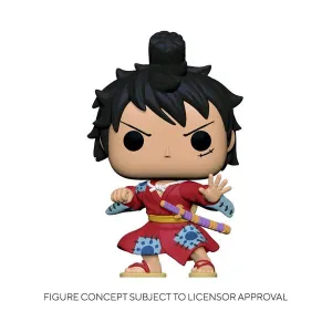 One Piece - Luffy in Kimono Metallic US Exclusive Pop! Vinyl [RS]