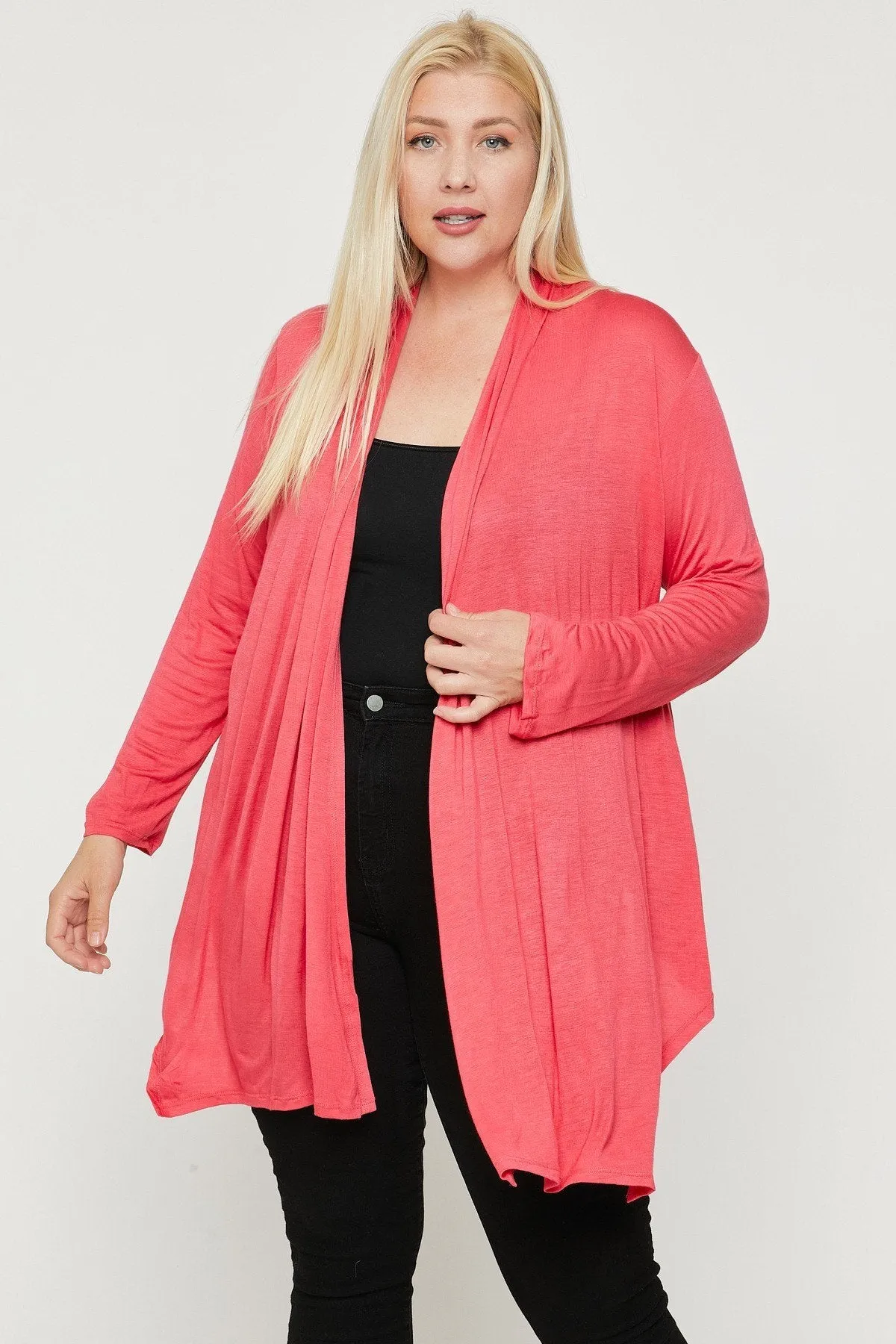 Open Front, Lightweight Cardigan