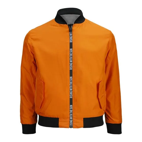 ORANGE LONG SLEEVE REVERSIBLE BOYS JACKET