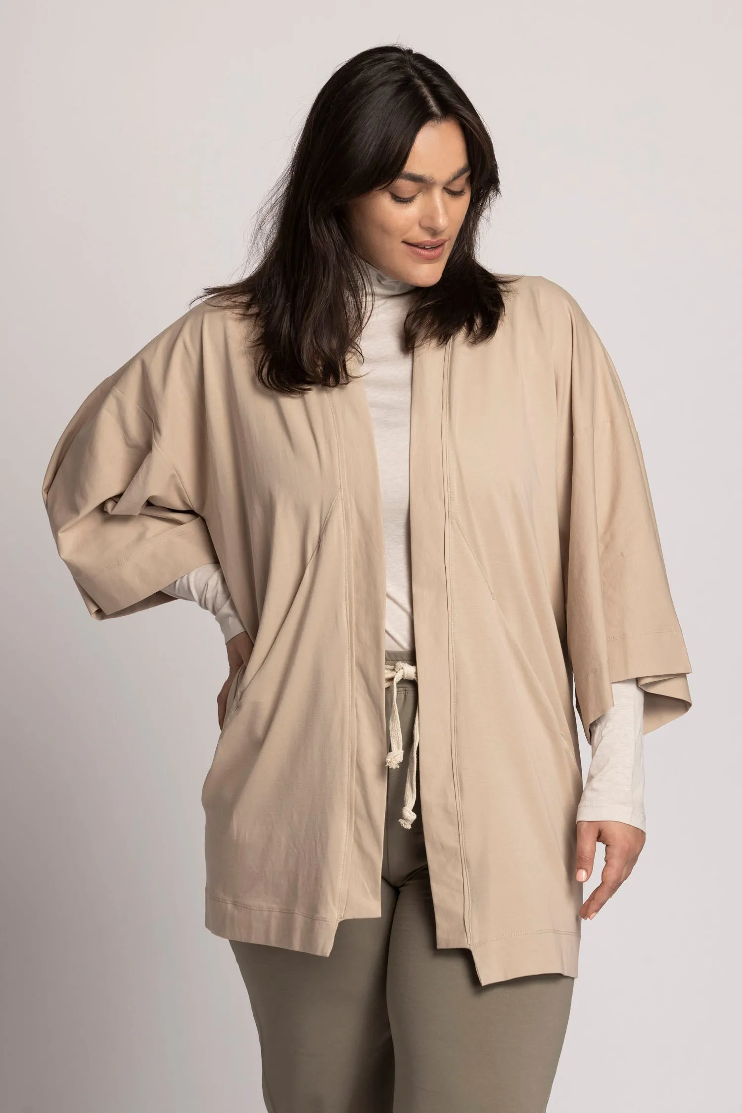 Organic Cotton Lounge Kimono Cardigan