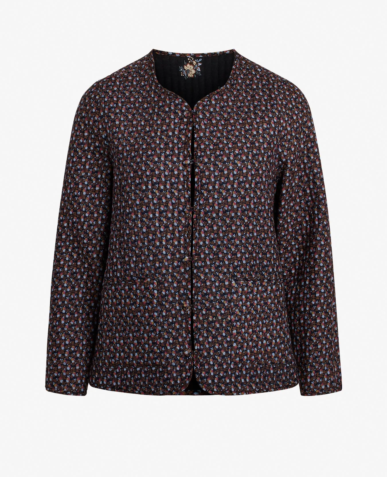 ORGANIC FLORAL COTTON JACKET