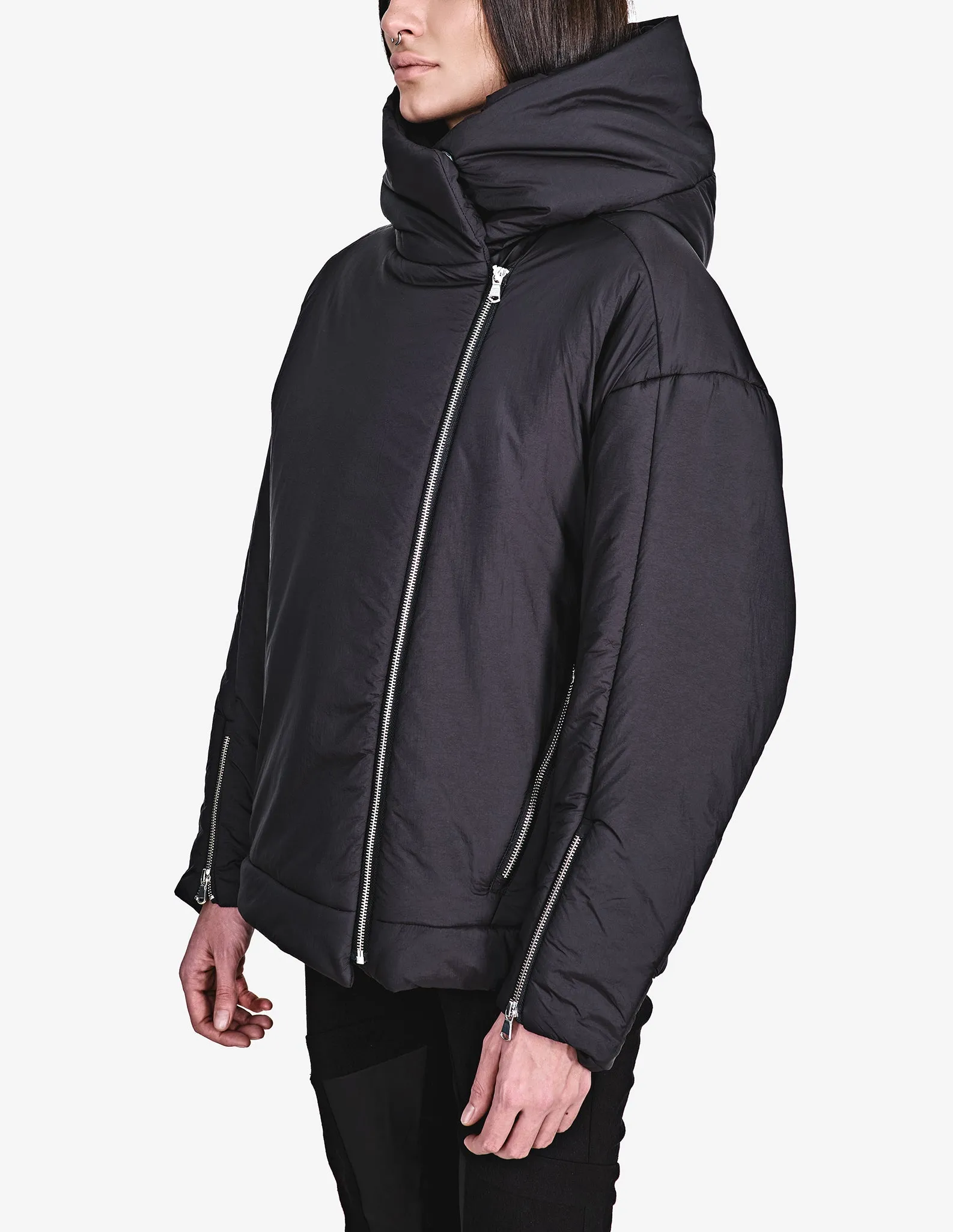 Oversized Hooded Padded Jacket