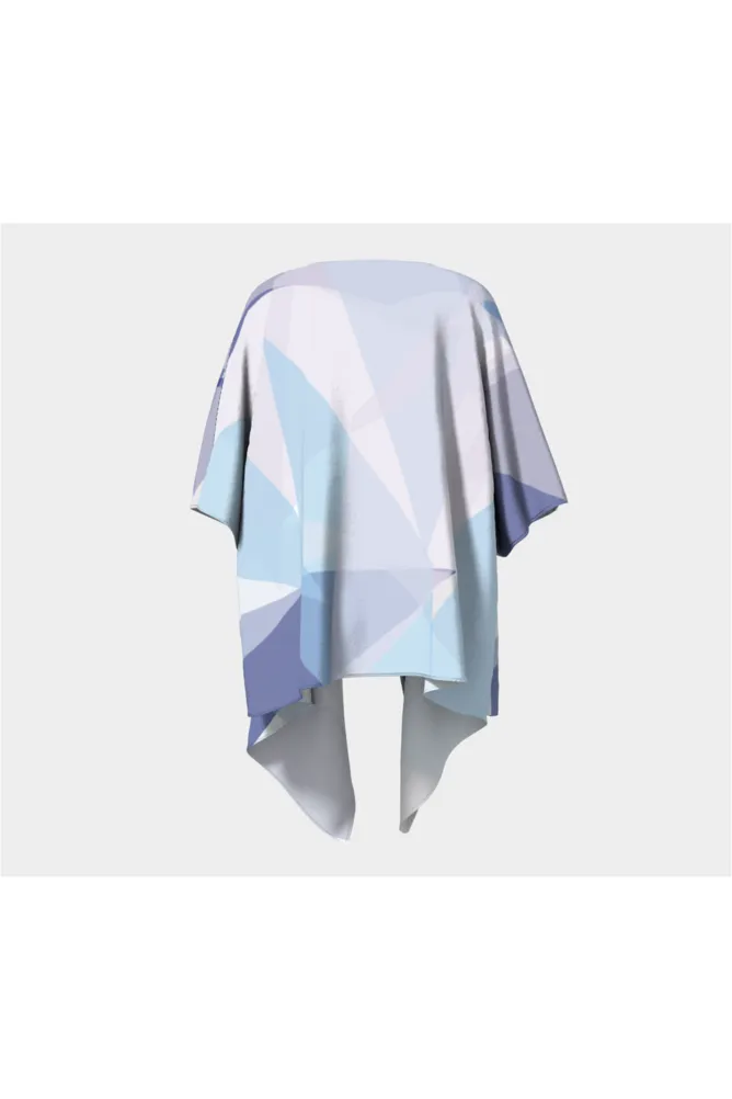 Pastel Film Draped Kimono