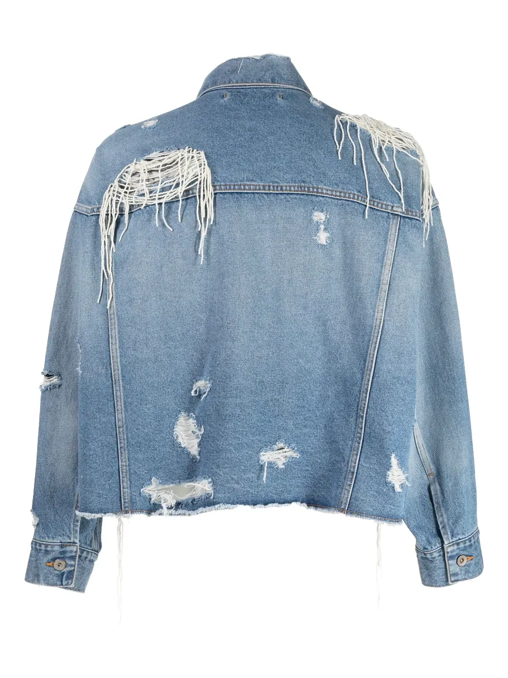 Pearl Decoration Denim Jacket