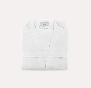 Premium Linen Dressing Gown - Snow White