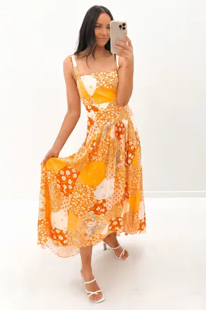 Pria Maxi Dress Yellow