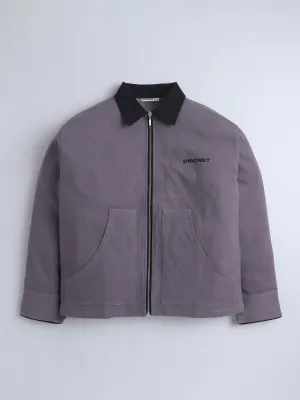 PURPLE DENIM JACKET