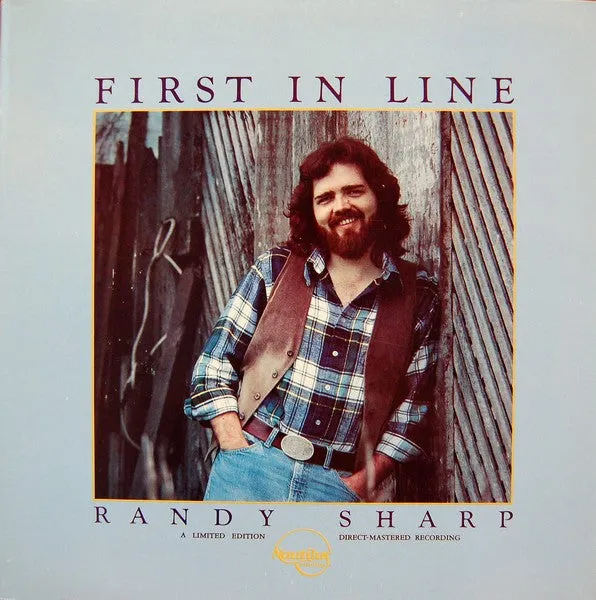 Randy Sharp - First In Line (LP, Album, Ltd) (NM or M-)