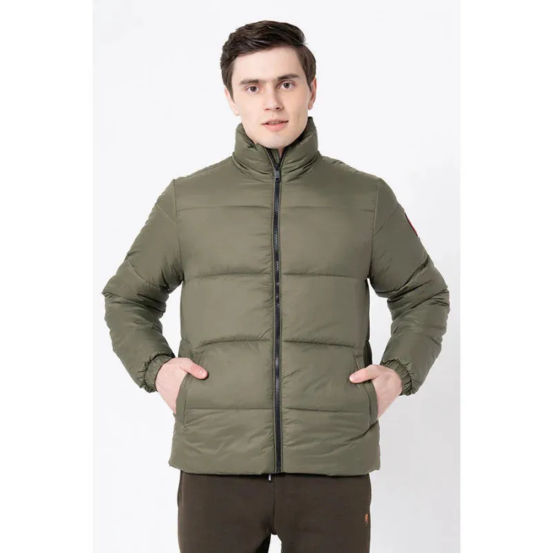 RedTape Men's Olive Solid Jacket