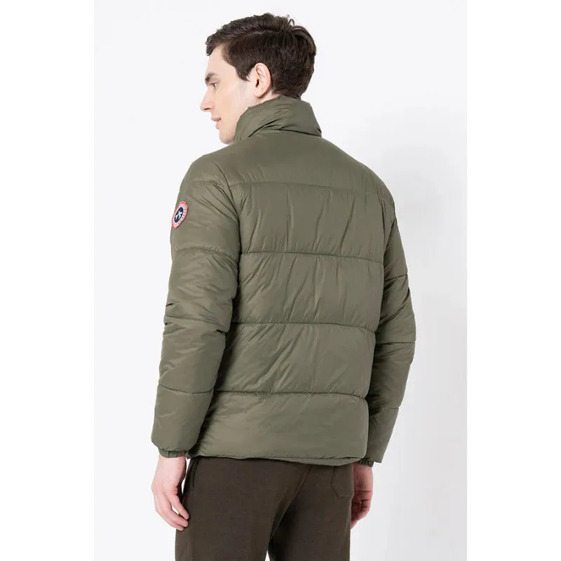 RedTape Men's Olive Solid Jacket