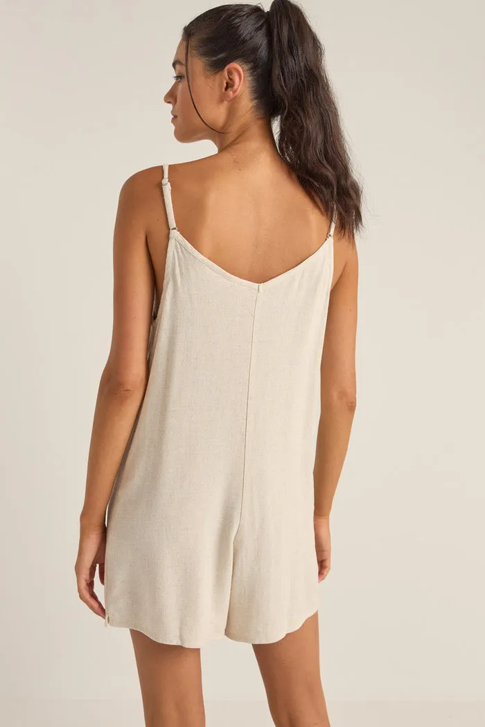 Rhythm Essential Adjustable Romper - OAT