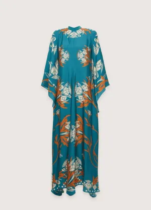 Robe kimono réversible | Turquoise Sauvage