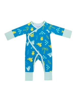 Shaka Code Bamboo Newborn Kimono Coverall