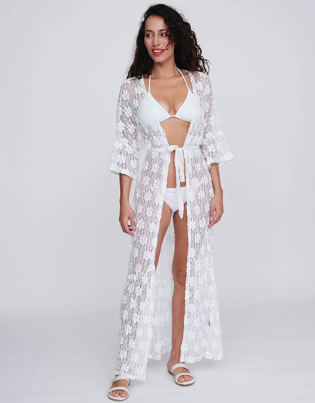 Skye Kimono - White