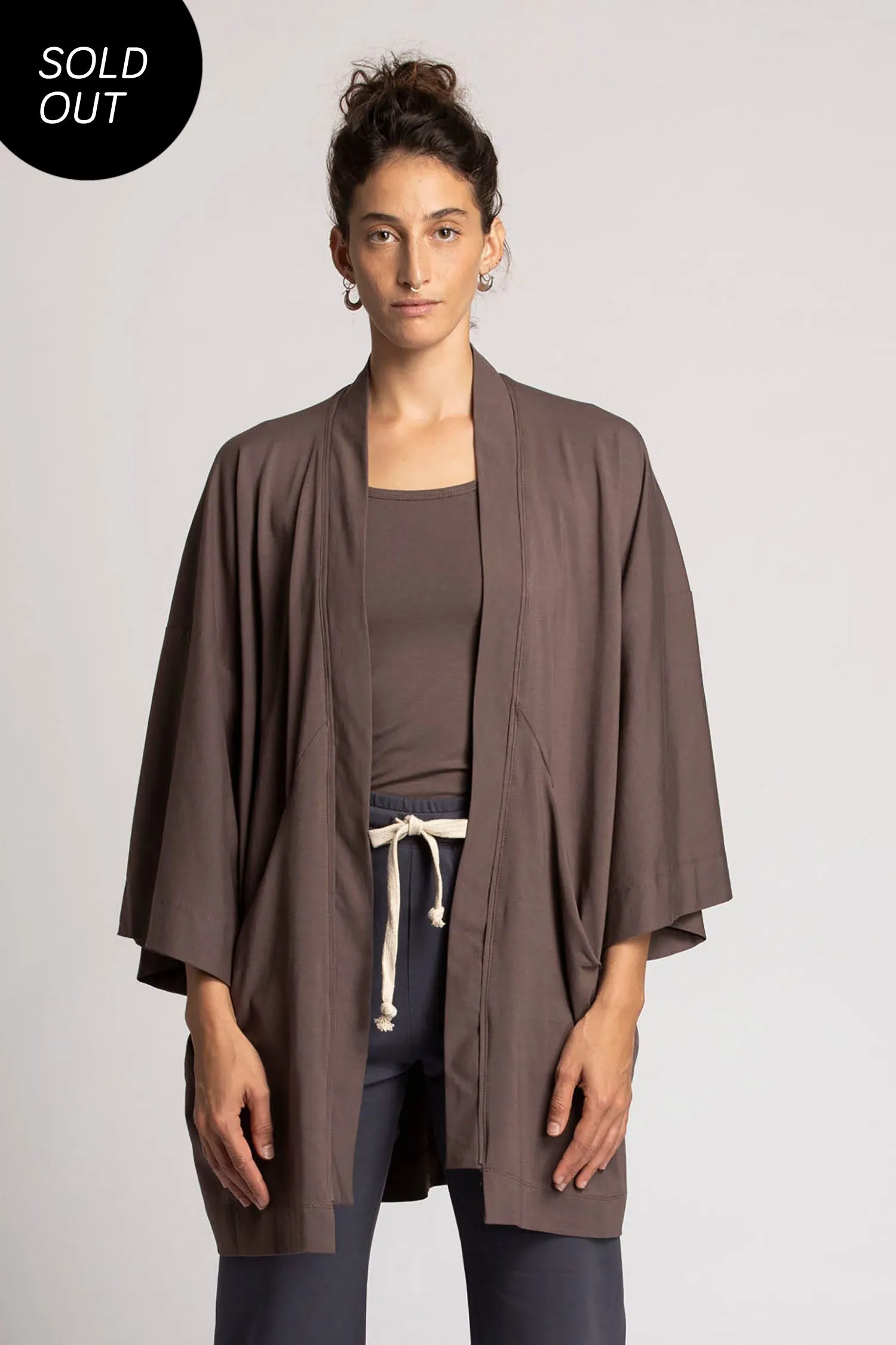 Soft Modal Lounge Kimono Cardigan