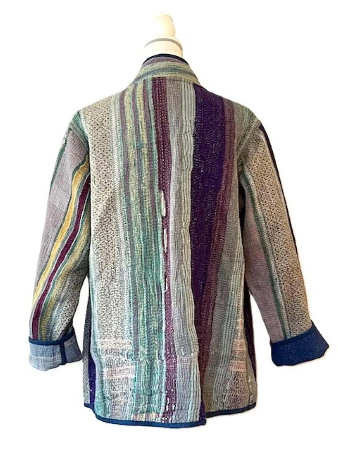 Specialty Collection: Designer Patchwork Hand Embroidered Jacket. Fully Reversible.(Mixed) )