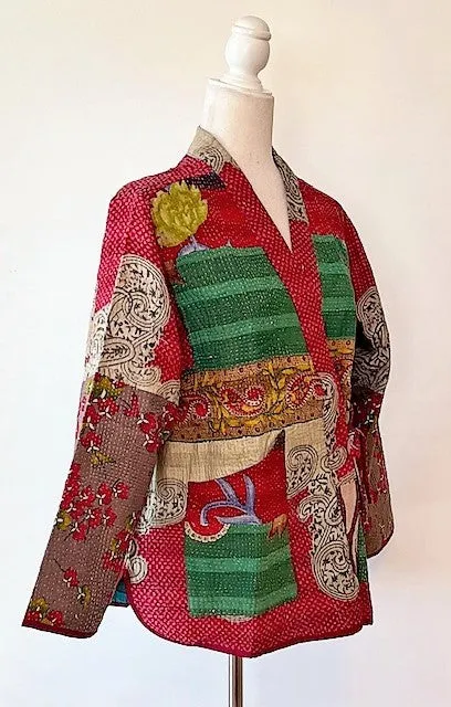 Specialty Collection: Hand Embroidered Short Kabukii Style Jacket