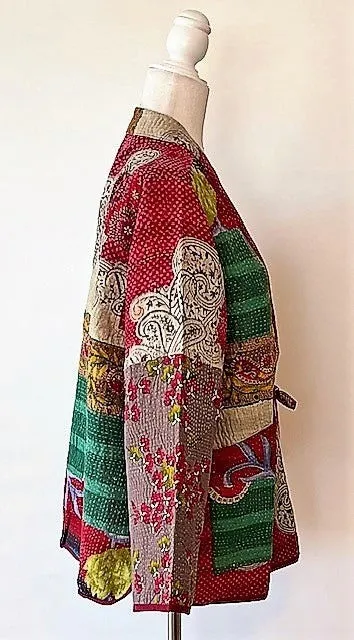 Specialty Collection: Hand Embroidered Short Kabukii Style Jacket