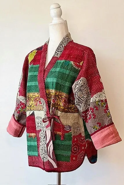 Specialty Collection: Hand Embroidered Short Kabukii Style Jacket