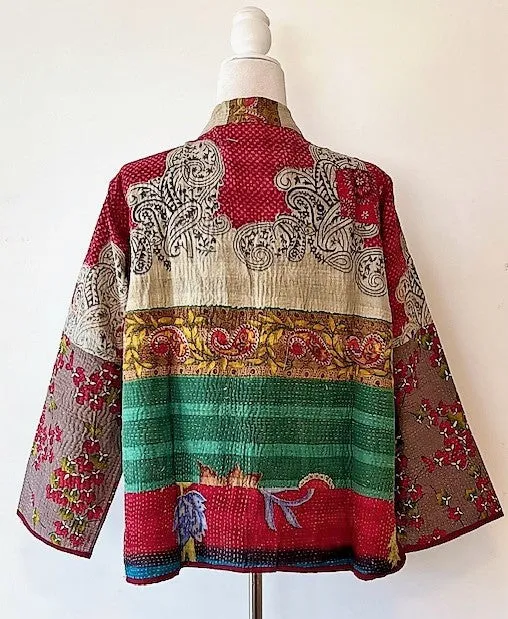 Specialty Collection: Hand Embroidered Short Kabukii Style Jacket