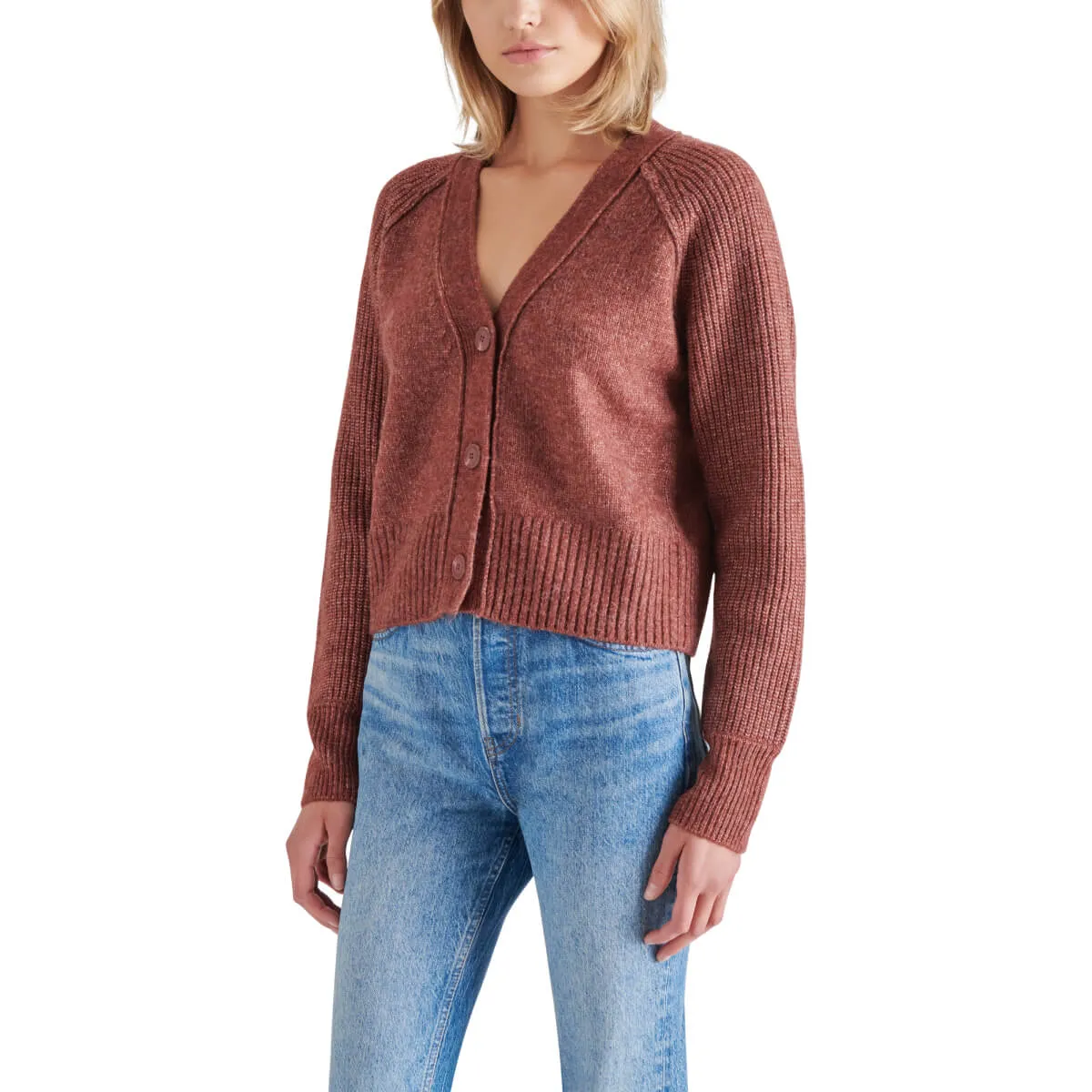 Steve Madden Beckie V-Neck Cardigan