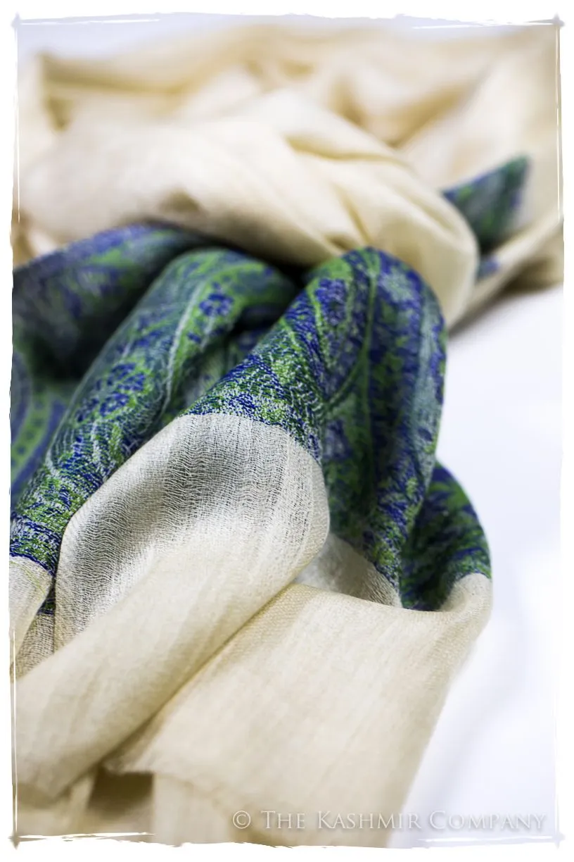 Sumaya Paisley Frontière Pashmina Cashmere Scarf