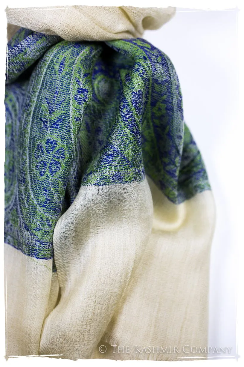 Sumaya Paisley Frontière Pashmina Cashmere Scarf