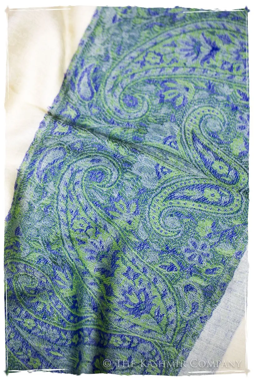 Sumaya Paisley Frontière Pashmina Cashmere Scarf