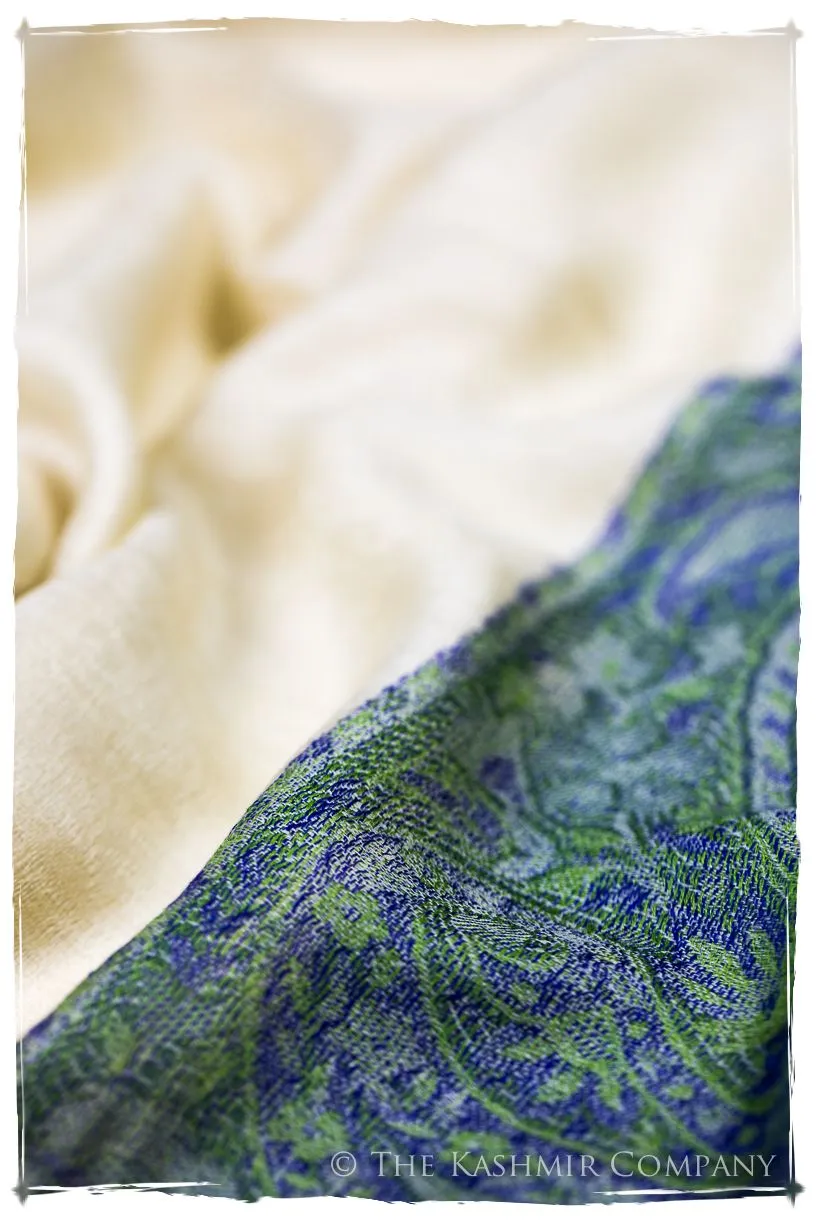 Sumaya Paisley Frontière Pashmina Cashmere Scarf