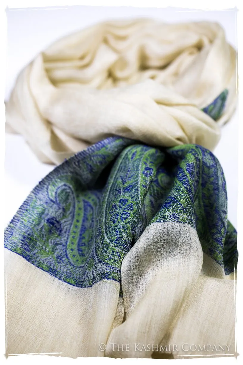 Sumaya Paisley Frontière Pashmina Cashmere Scarf