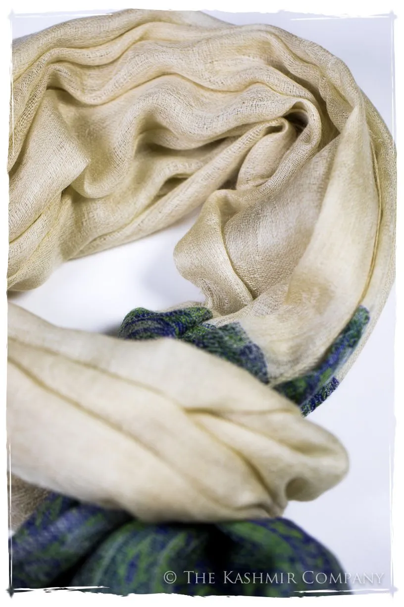 Sumaya Paisley Frontière Pashmina Cashmere Scarf