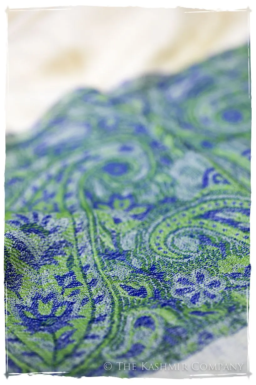 Sumaya Paisley Frontière Pashmina Cashmere Scarf