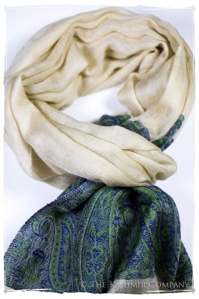 Sumaya Paisley Frontière Pashmina Cashmere Scarf