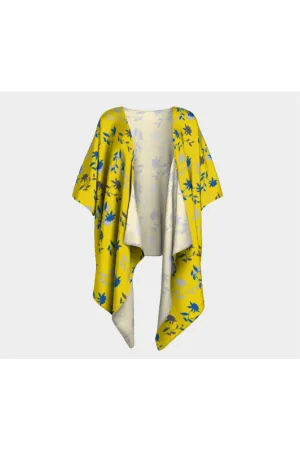 Sunny Meadows Draped Kimono