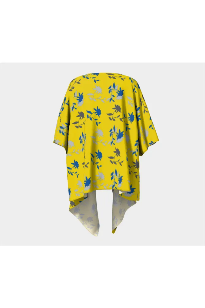 Sunny Meadows Draped Kimono