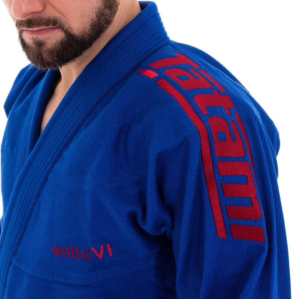 Tatami Estilo 6.0 BJJ Gi - Blue & Burgundy