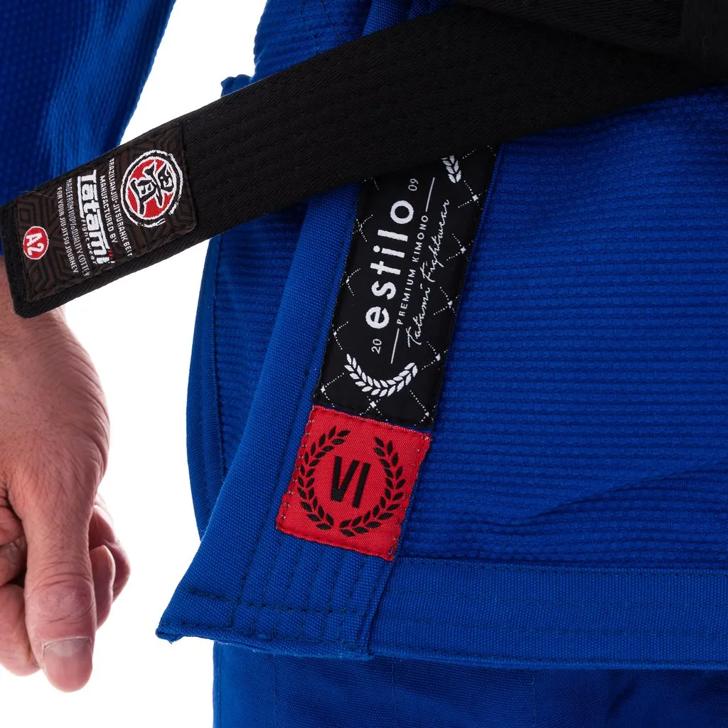 Tatami Estilo 6.0 BJJ Gi - Blue & Burgundy