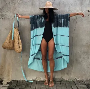 Tie Die Oversized Beach Cover Up