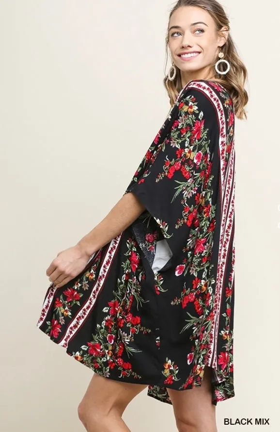 Timeless Treasure Floral Kimono