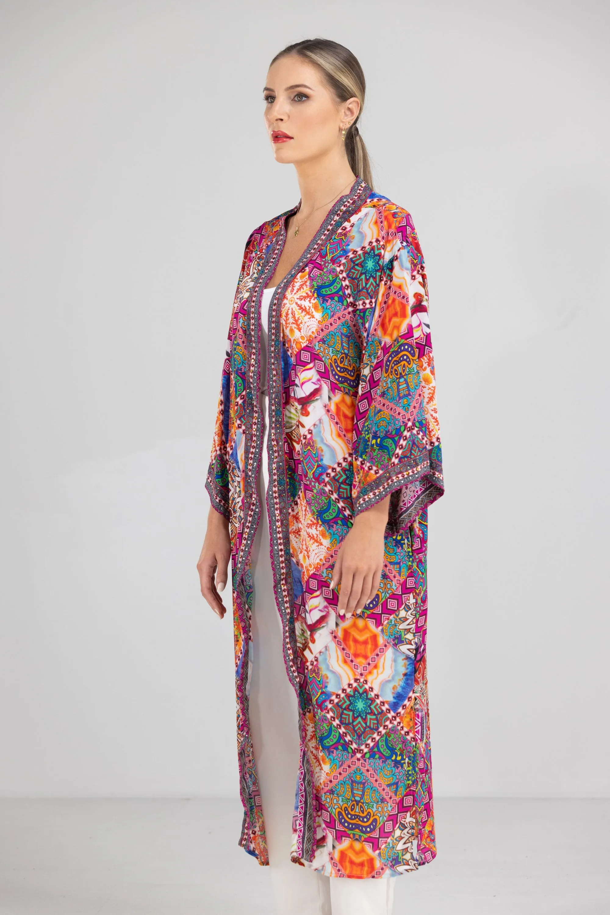 TUNISIA - KIMONO SHRUG LONG