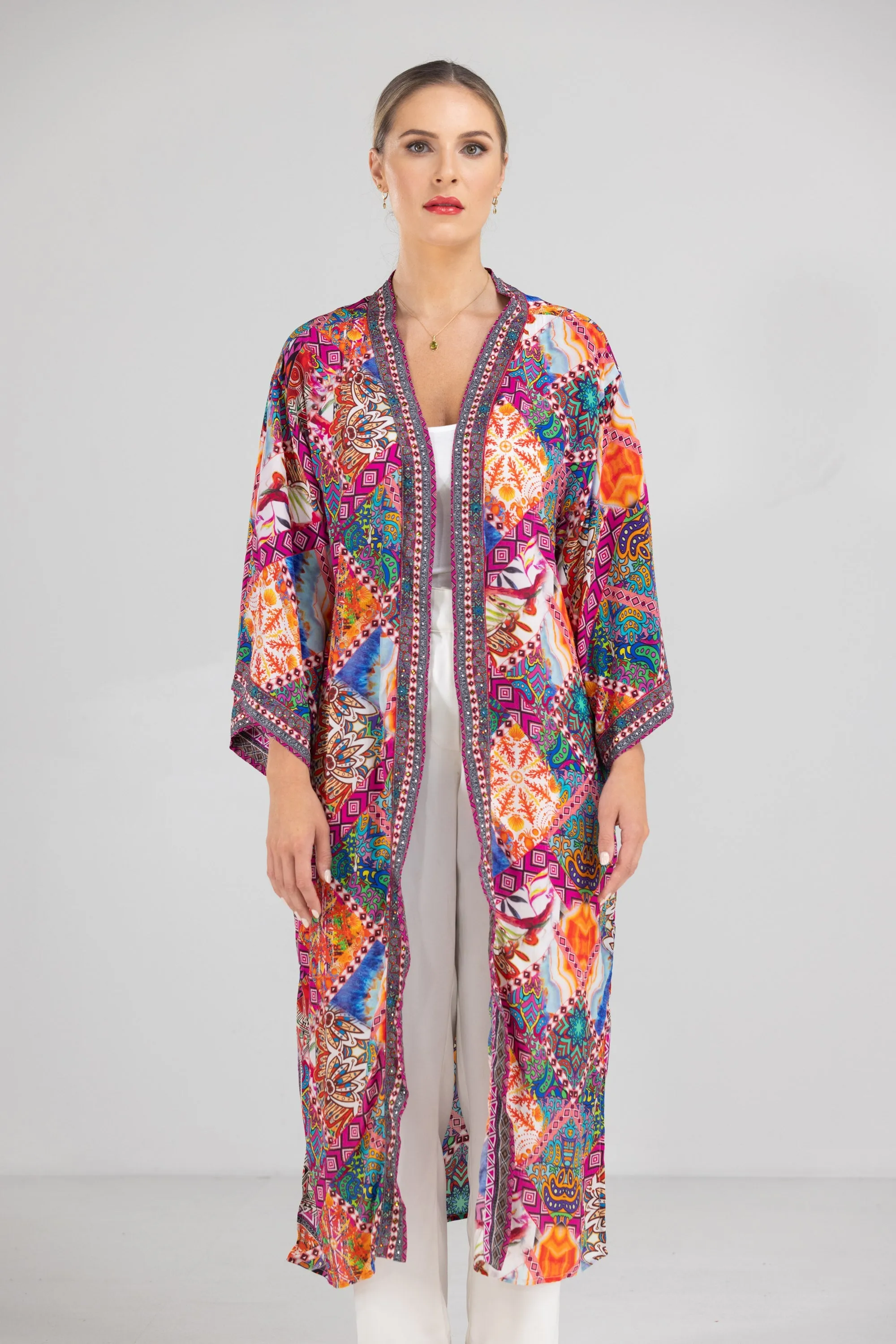 TUNISIA - KIMONO SHRUG LONG