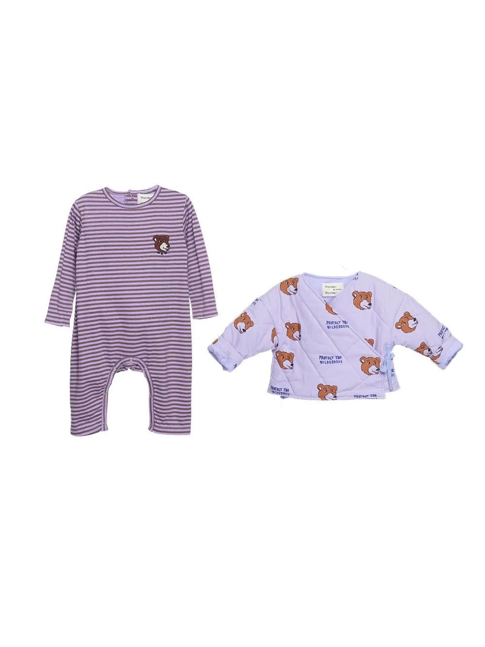 Ube Bear Kimono Jacket