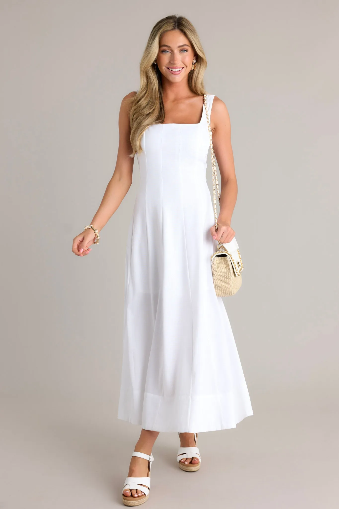 Urban Sophistication White Maxi Dress