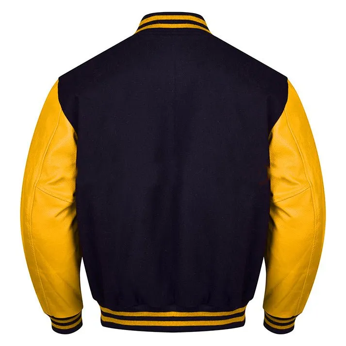 Varsity Jacket - Black Gold