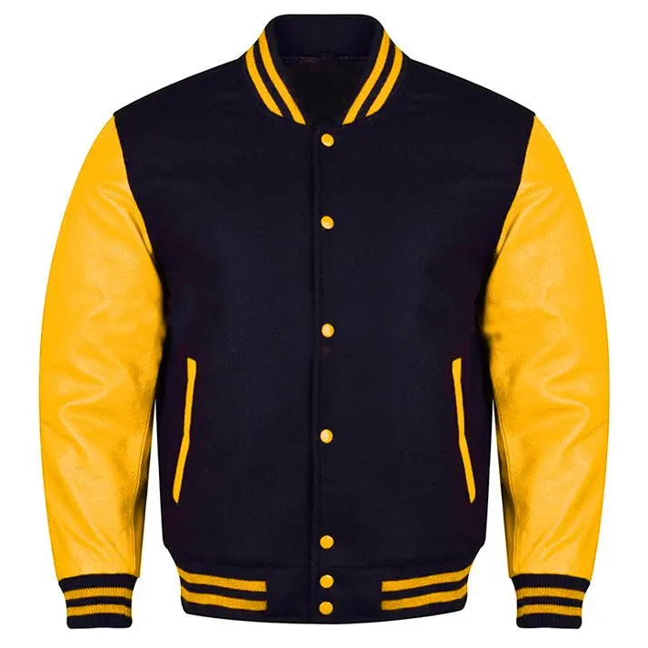 Varsity Jacket - Black Gold