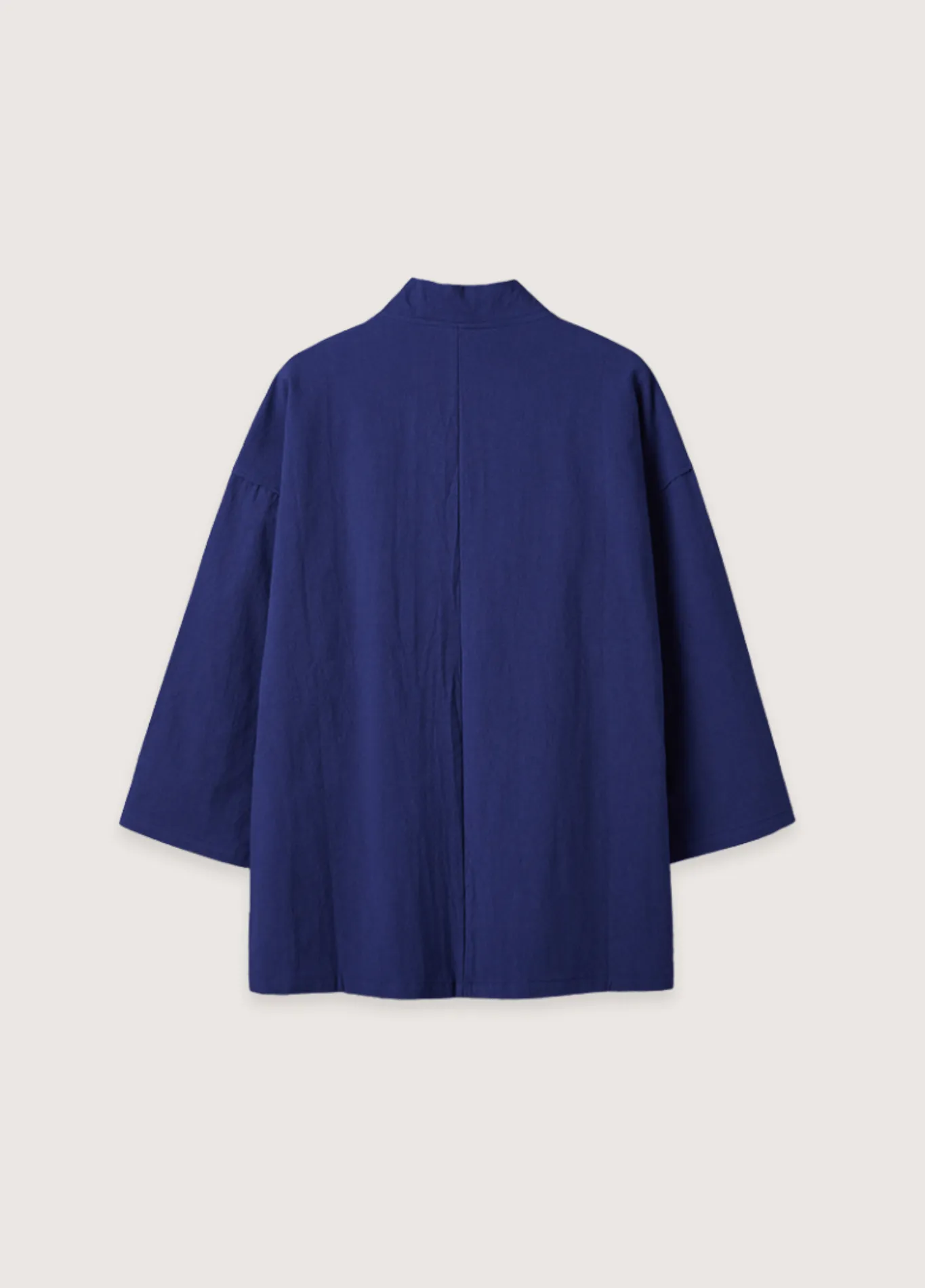 Veste kimono bleue | Cardigan Minimaliste