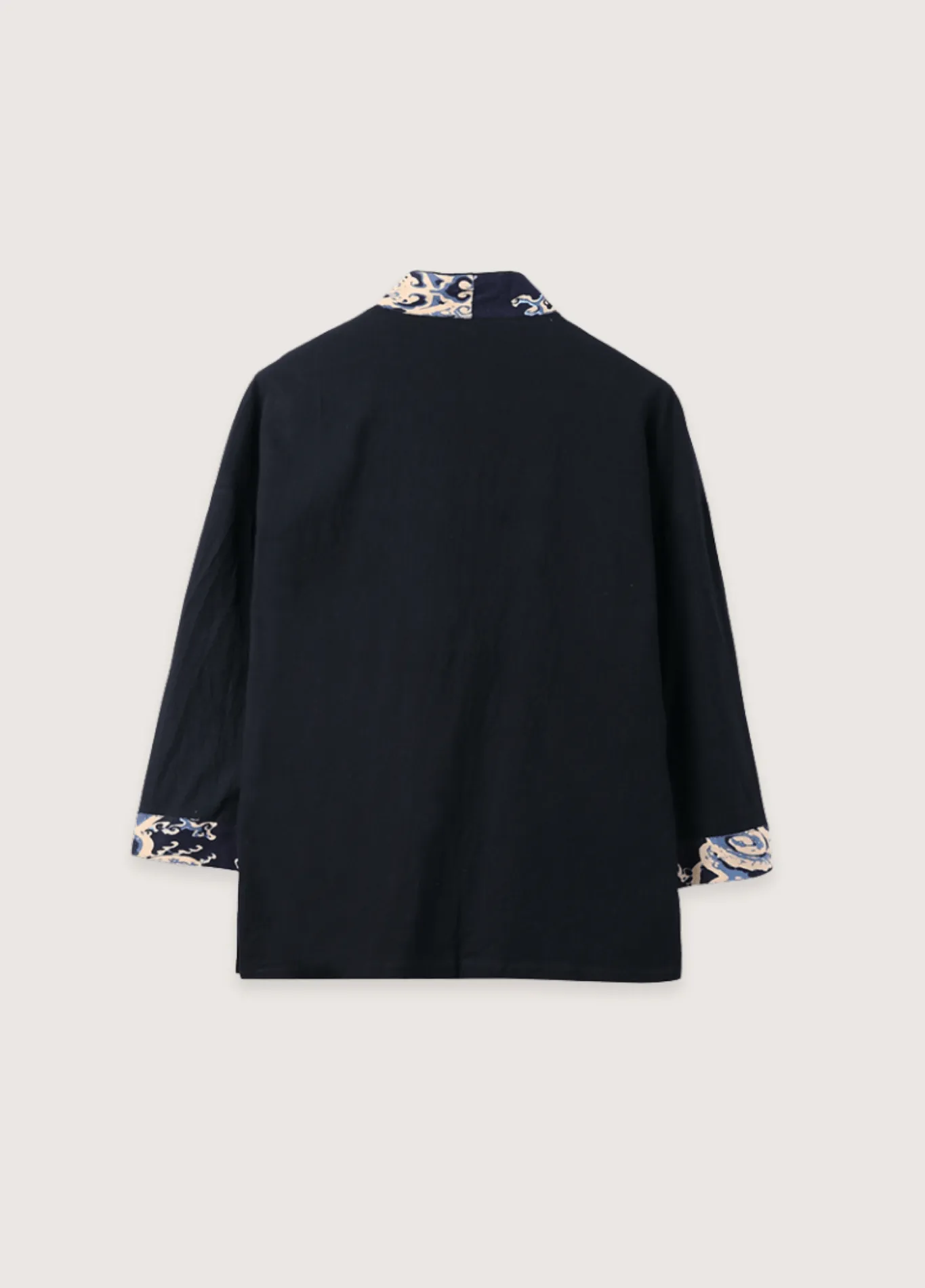 Veste kimono noir | Cardigan Contemporain